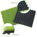 Factory Direct Price Interlocking Artificial Grass Tile Decorative Carpet Tiles